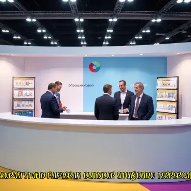 dekorasi stand pameran outdoor situbondo terpercaya